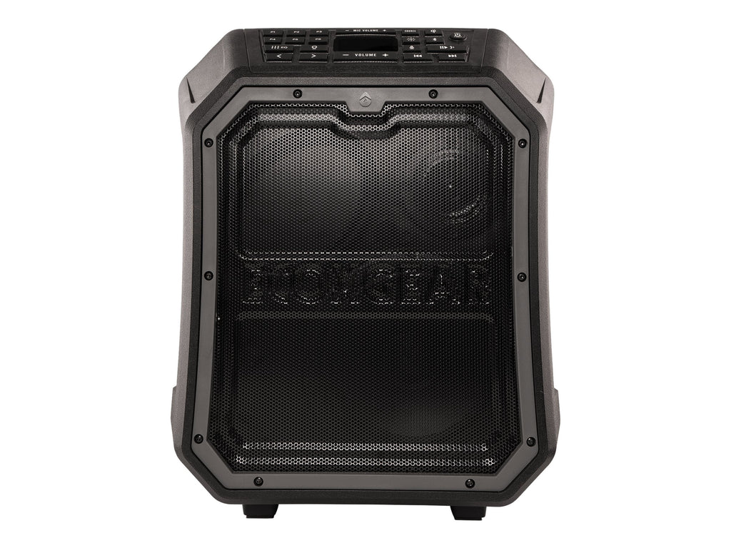 ECOXGEAR EcoBoulder Max - Party speaker - wireless - Bluetooth - 2-way - gray