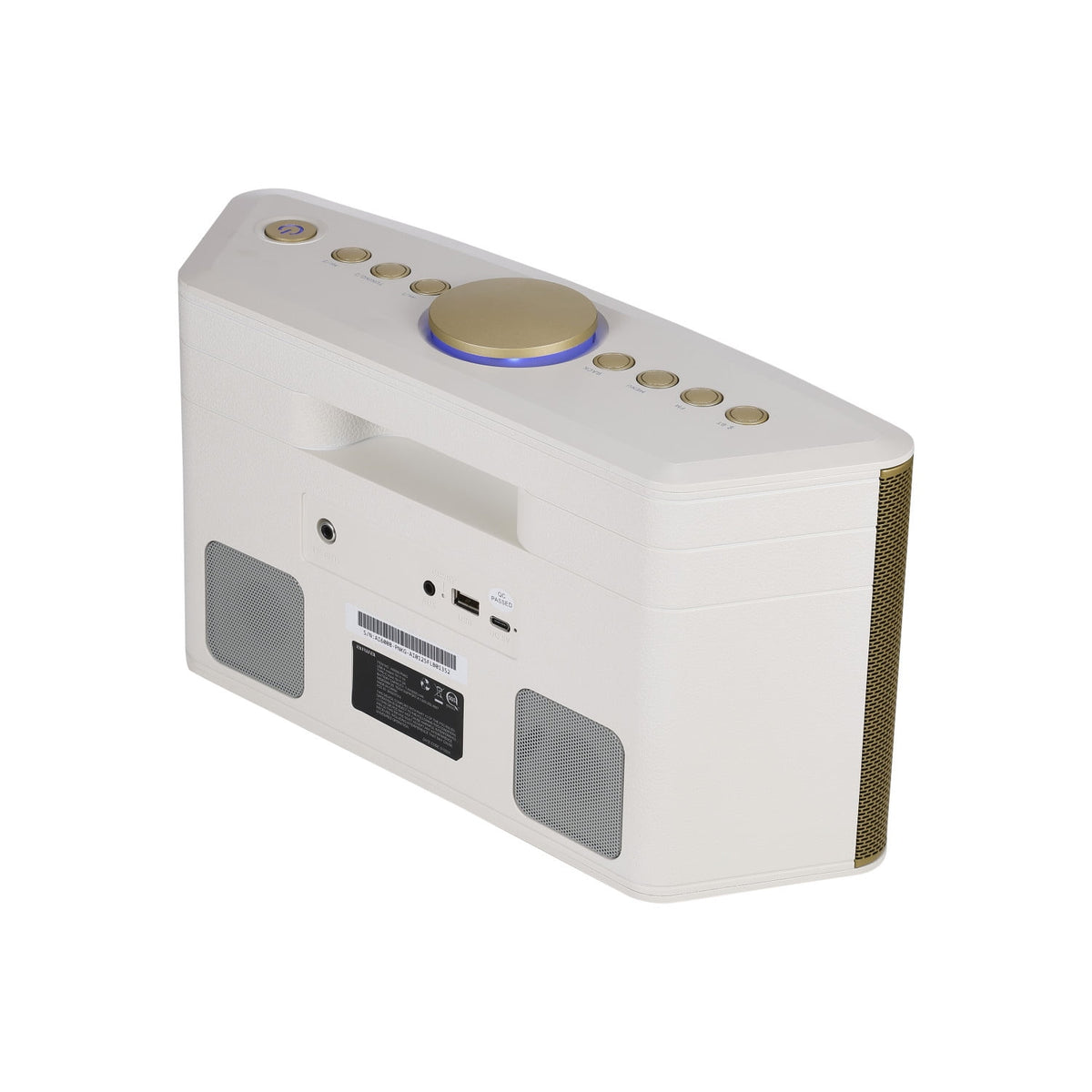 Aiwa Exos-5 Wireless Bluetooth Hi-Fi Home Speaker with FM Radio, Alarm Clock and Remote Control for Home Audio