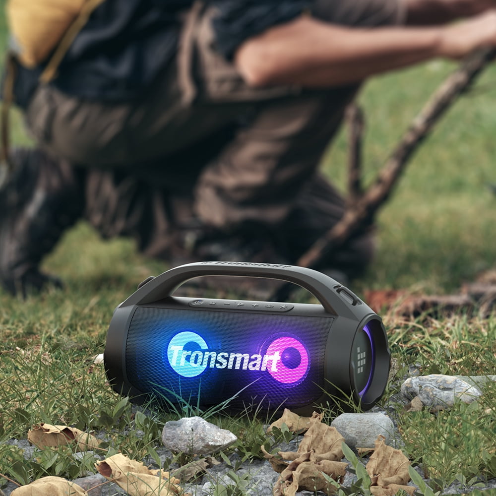 Tronsmart Bang SE Portable Speaker Waterproof, 40W Stereo Deep Bass, Colorful LED, IPX6, 24H Playtime, Lightweight Portable Design, Wireless Bluetooth Speaker for Party/Outdoor/Travel