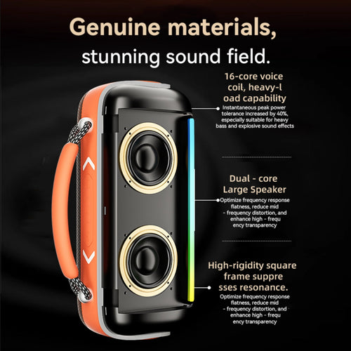 Acer Portable Bluetooth Speakers Waterproof with Stereo Sound Wireless Handheld, for Home Outdoors Travel