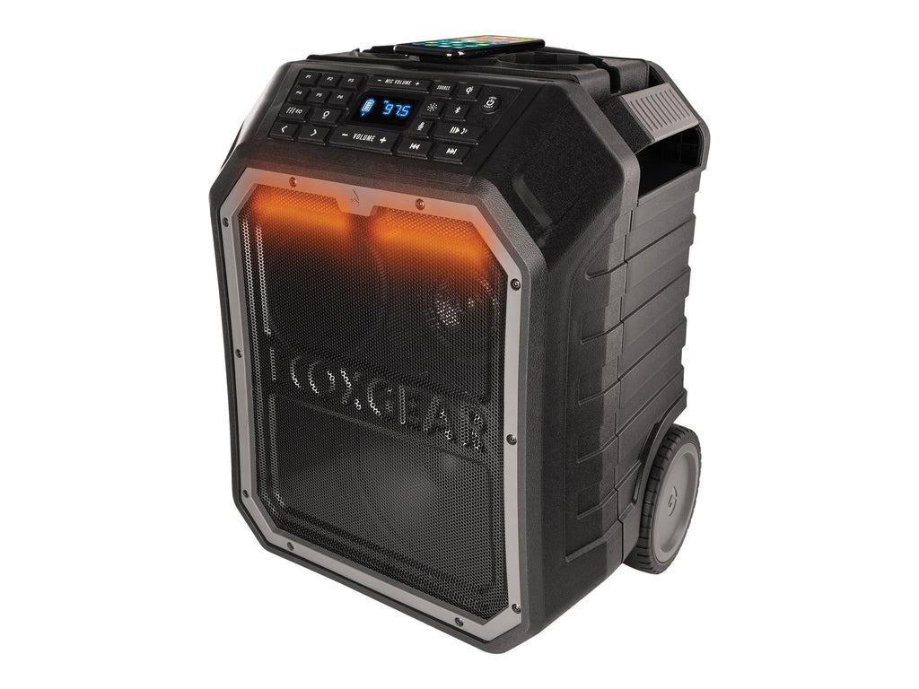 ECOXGEAR EcoBoulder Max - Party speaker - wireless - Bluetooth - 2-way - gray