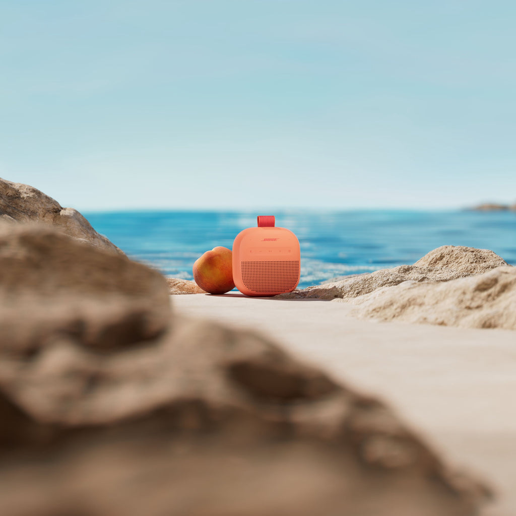 Bose SoundLink Micro II Bluetooth Speaker, Wireless Waterproof Portable Speaker, Sunset Peach