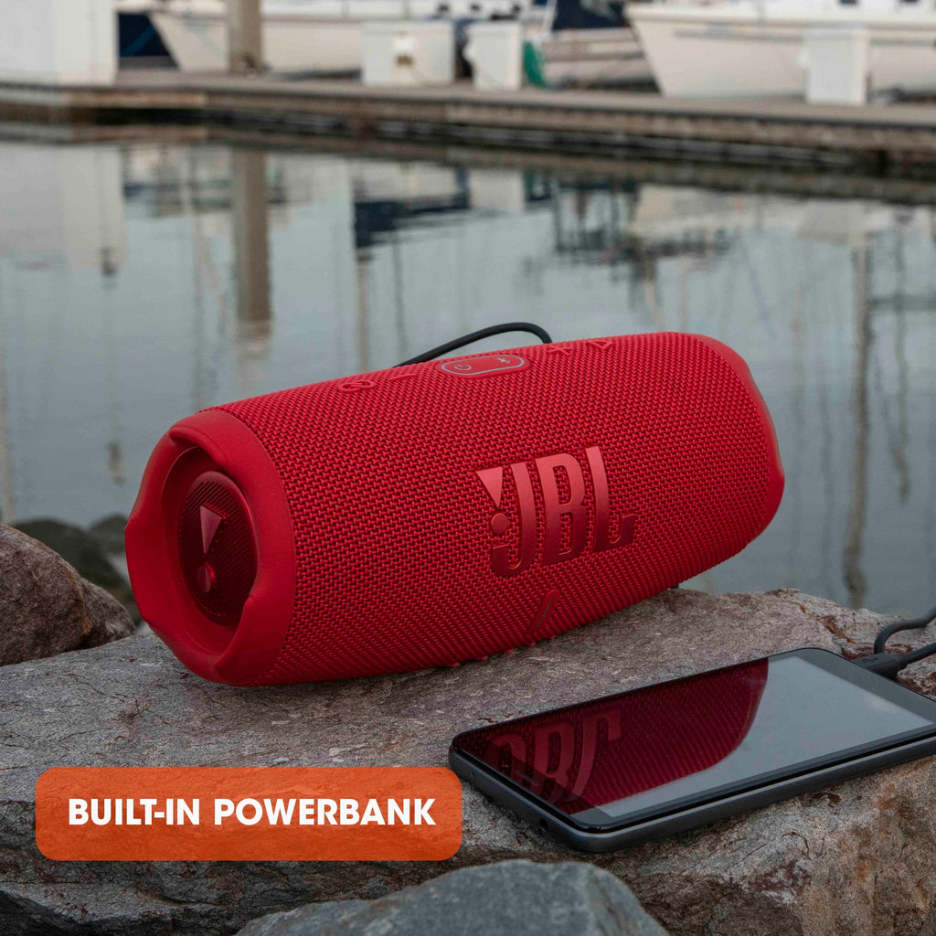 JBL Charge 5 - Portable Waterproof Speaker with Powerbank - Black
