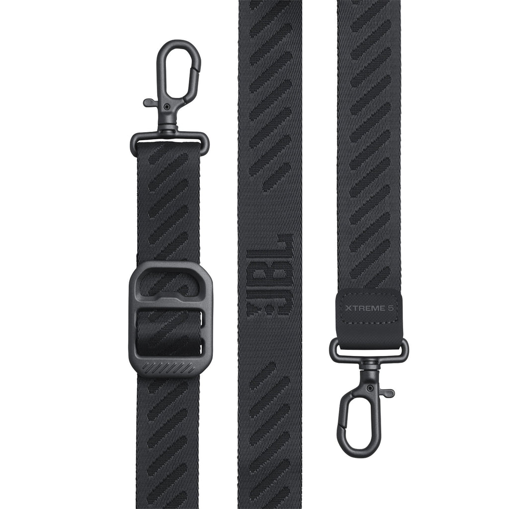 JBL Xtreme 5 - Portable waterproof speaker with massive legendary JBL sound, ambient edge lighting, and a convenient shoulder strap - Black