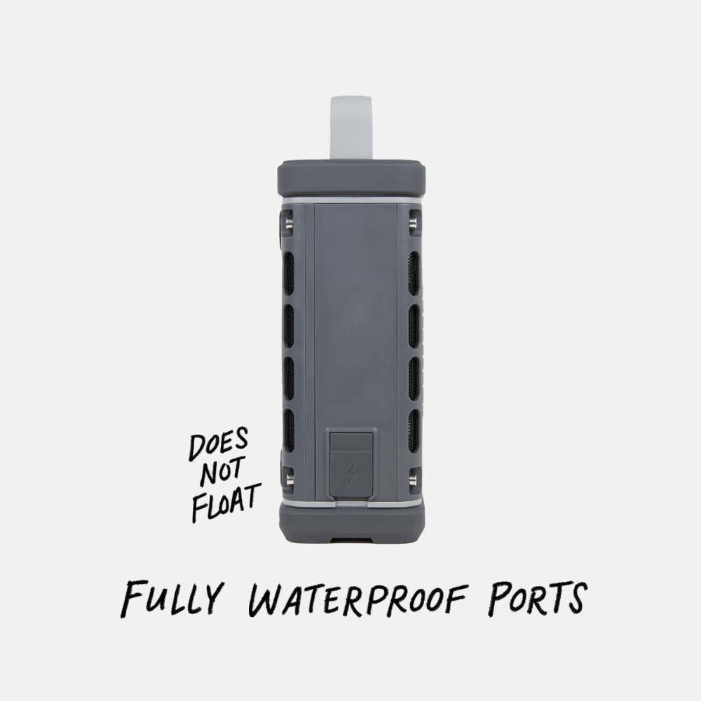 Turtlebox Ranger Li-Ion Battery-Powered Ultra-Portable Speaker, River Rock