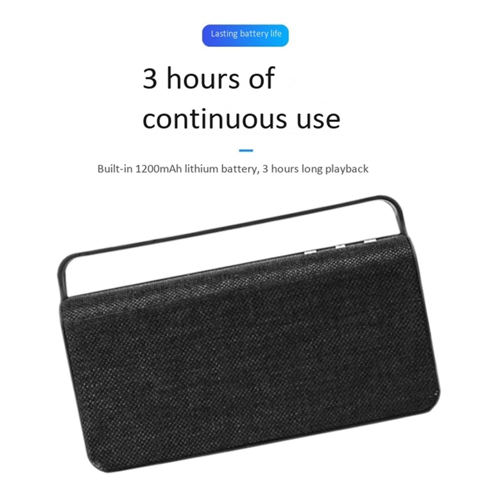 Bluetooth Speaker Cloth Art Portable Bluetooth Speaker High Sound Quality Stereo Smart Speaker Outdoor Subwoofer ,Media Combo