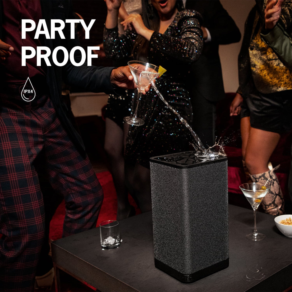 Pre-Owned Ultimate Ears HYPERBOOM Portable Bluetooth Speaker - Loud Wireless Speaker With Big Bass, Water-Resistant IPX4, 150 Ft Range, 24-Hour Battery Life, Black