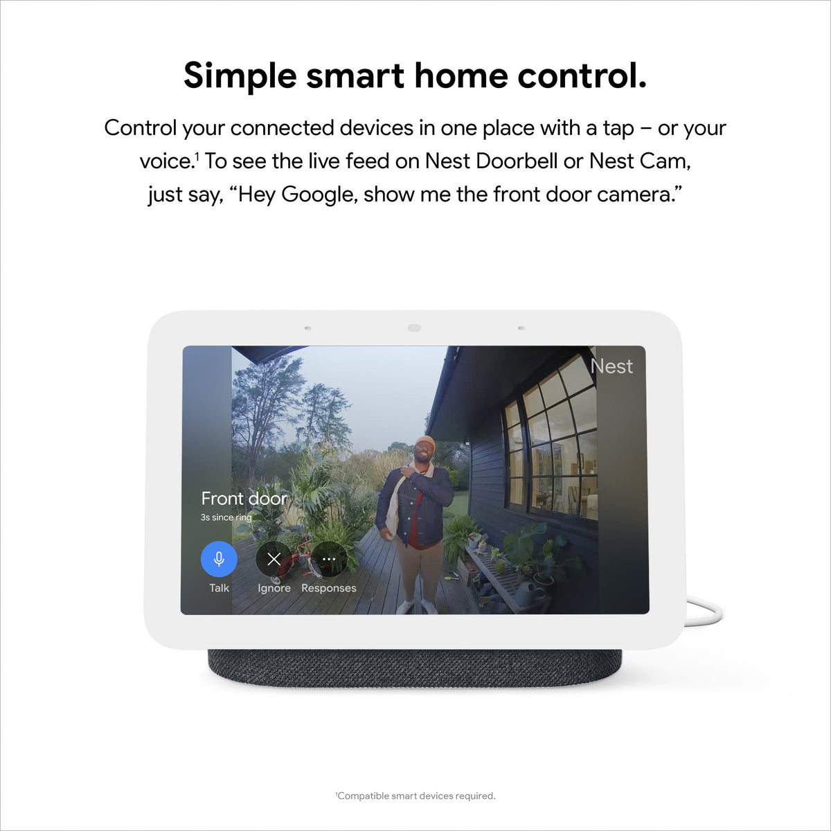 Google Nest Hub 2nd Gen - Smart Home Display with Google Assistant - Sand