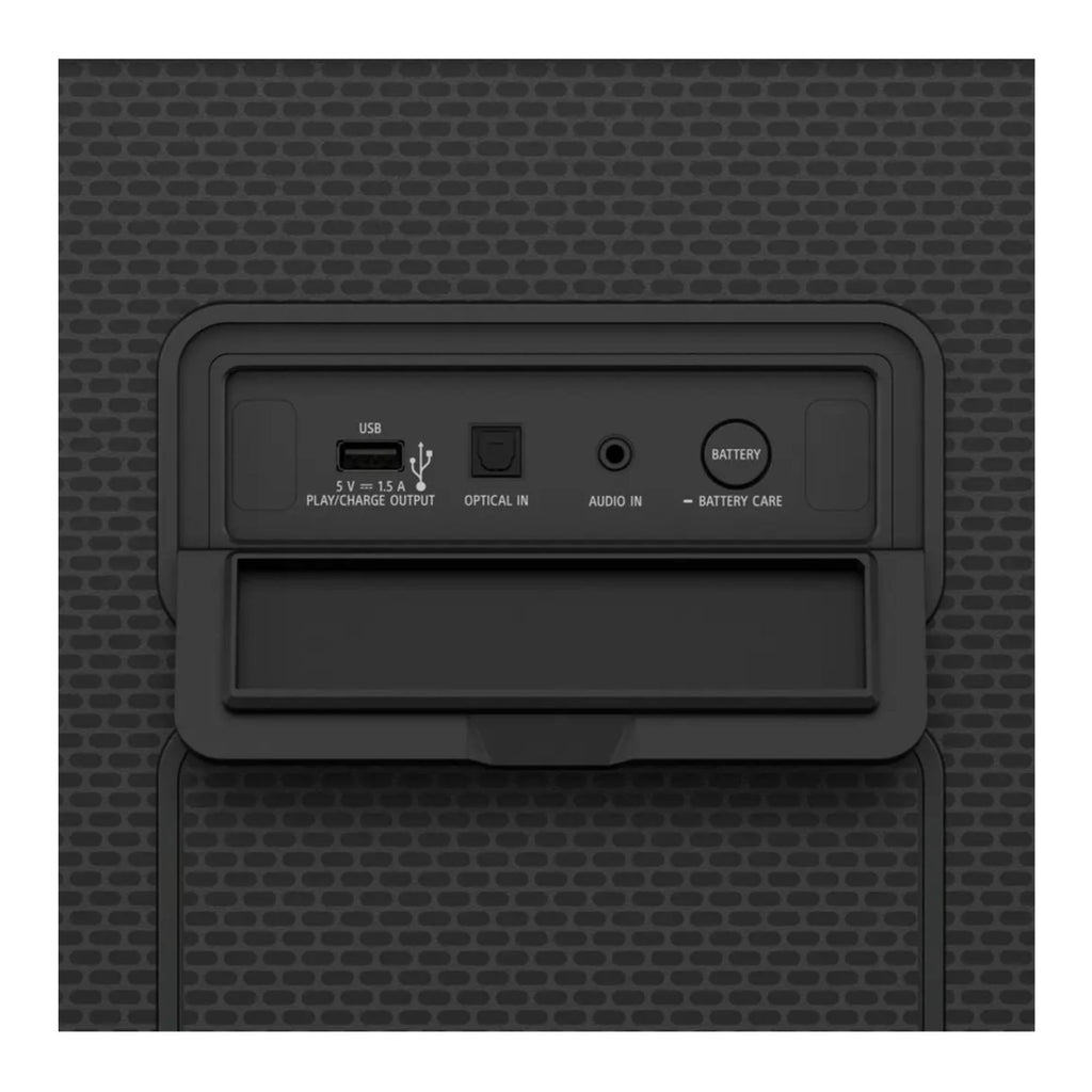 Sony ULT TOWER 9 Wireless Party Speaker with 360-Degree Sound/Lights, Guitar/Karaoke Input and 25-Hour Battery Life (Black)