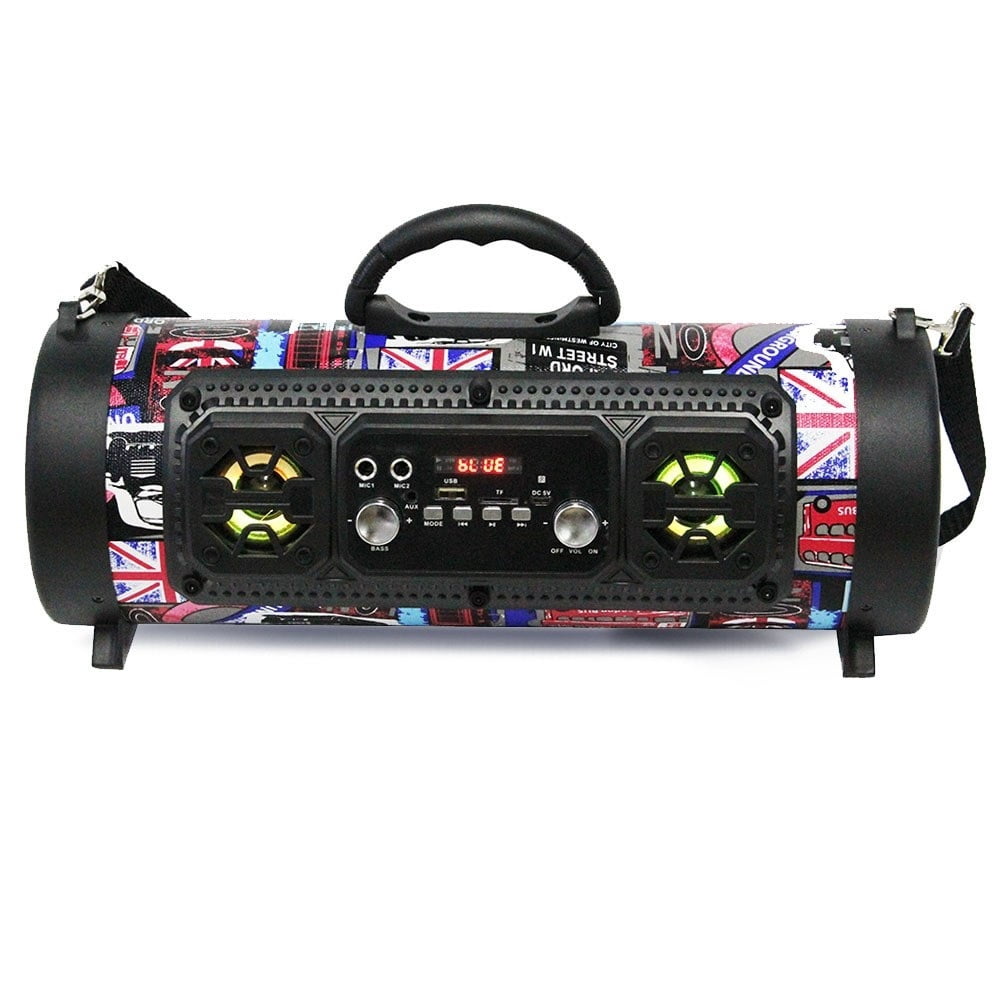 20W Big Power Bluetooth Speaker Wireless Stereo Subwoofer Heavy Bass Speakers Music Player Support KTV LCD Display FM Radio TF