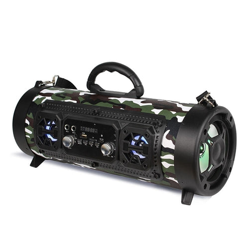 20W Big Power Bluetooth Speaker Wireless Stereo Subwoofer Heavy Bass Speakers Music Player Support KTV LCD Display FM Radio TF