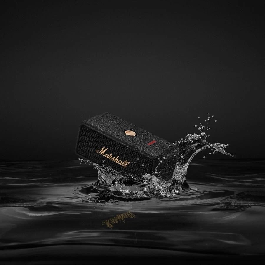 Marshall EMBERTON III Wireless Portable Speaker Black and Brass Bluetooth