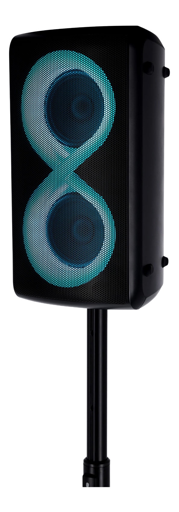 Rockville ELITE PARTY 5 1200W Bluetooth Speaker Pair, Wireless Stereo Link, LED Modes, Mic and Guitar Inputs, IPX4, 2-Piece