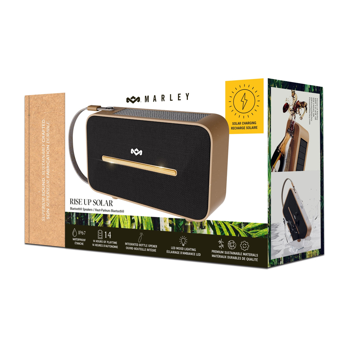 House of Marley Rise Up Solar Bluetooth® Speaker - Blue