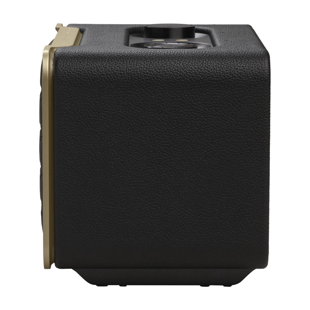 JBL Authentics 300 - Portable smart home speaker with Wi-Fi, Bluetooth and voice assistants with retro design. - Black