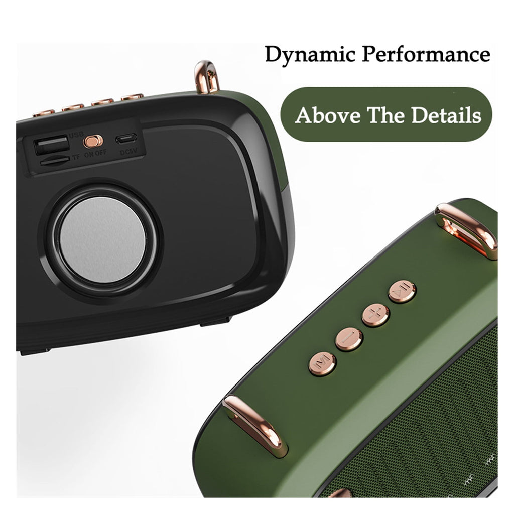Powerful Bluetooth Speaker Bass Wireless Portable Subwoofer Waterproof Sound Box Support TF, TWS, USB Flash Drive Can Call ,Bike Audio