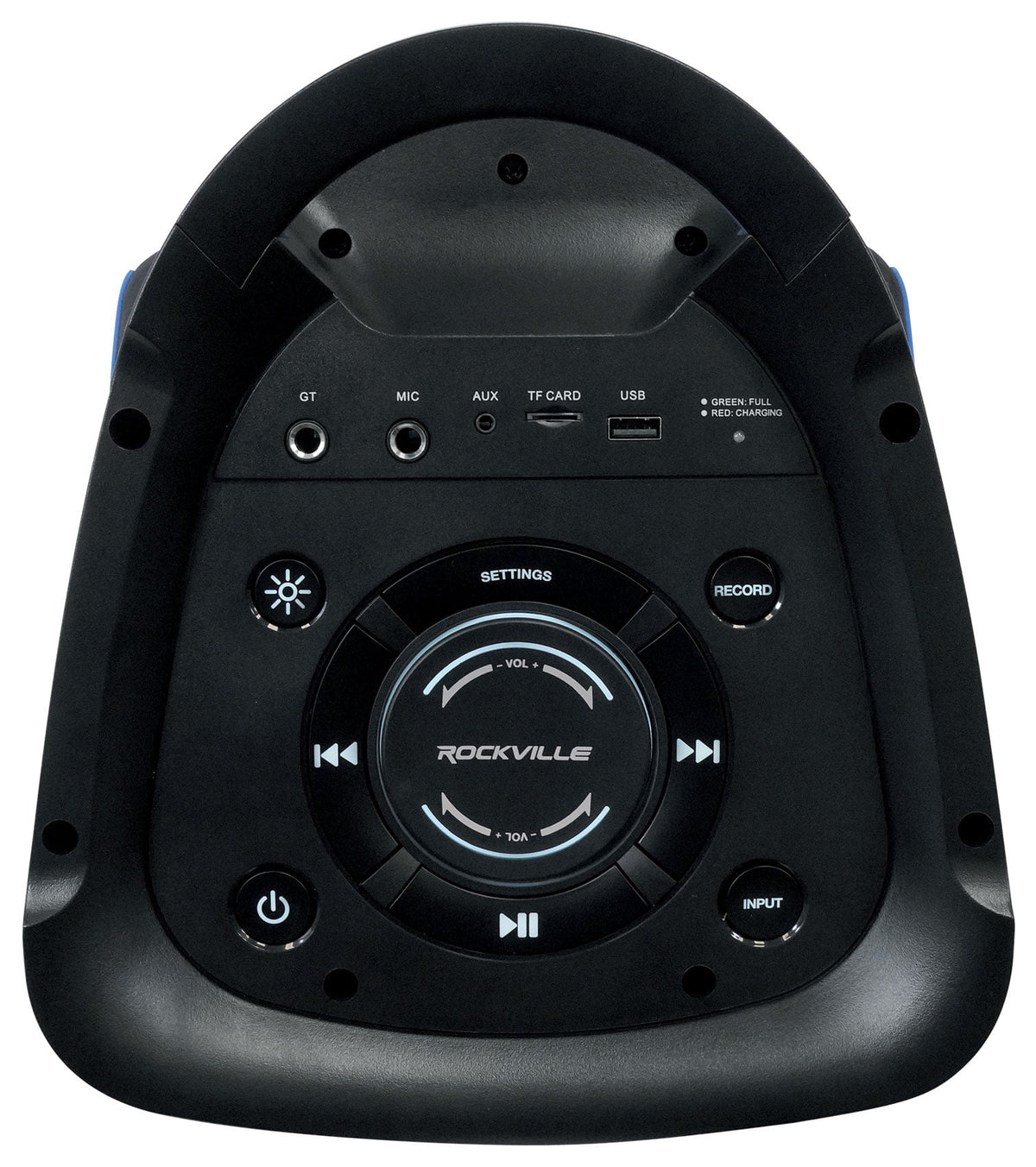 (2) Rockville BASS PARTY 65 Rechargeable LED Bluetooth Speakers w/Wireless Link