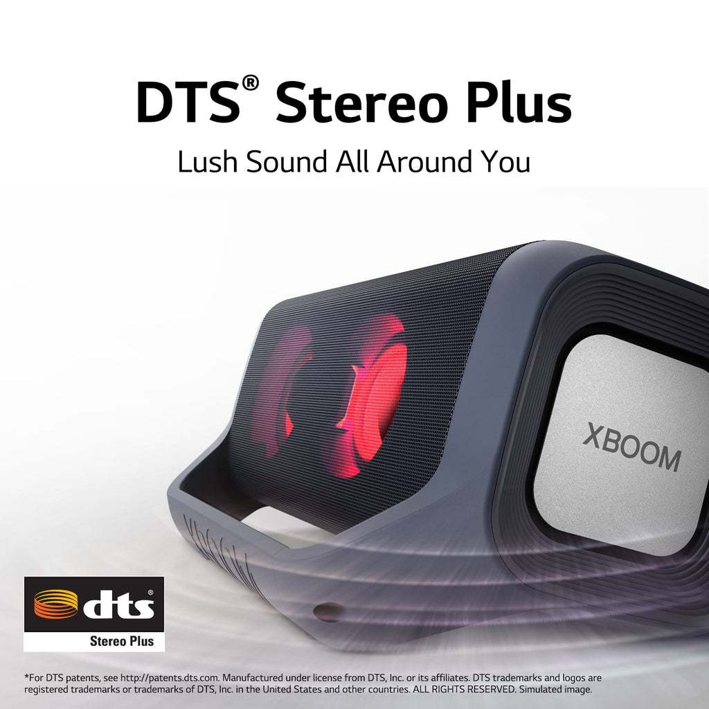 Pre-Owned LG XBOOM Go P7 Portable Wireless Bluetooth Outdoor/Party Speaker - Black, Large