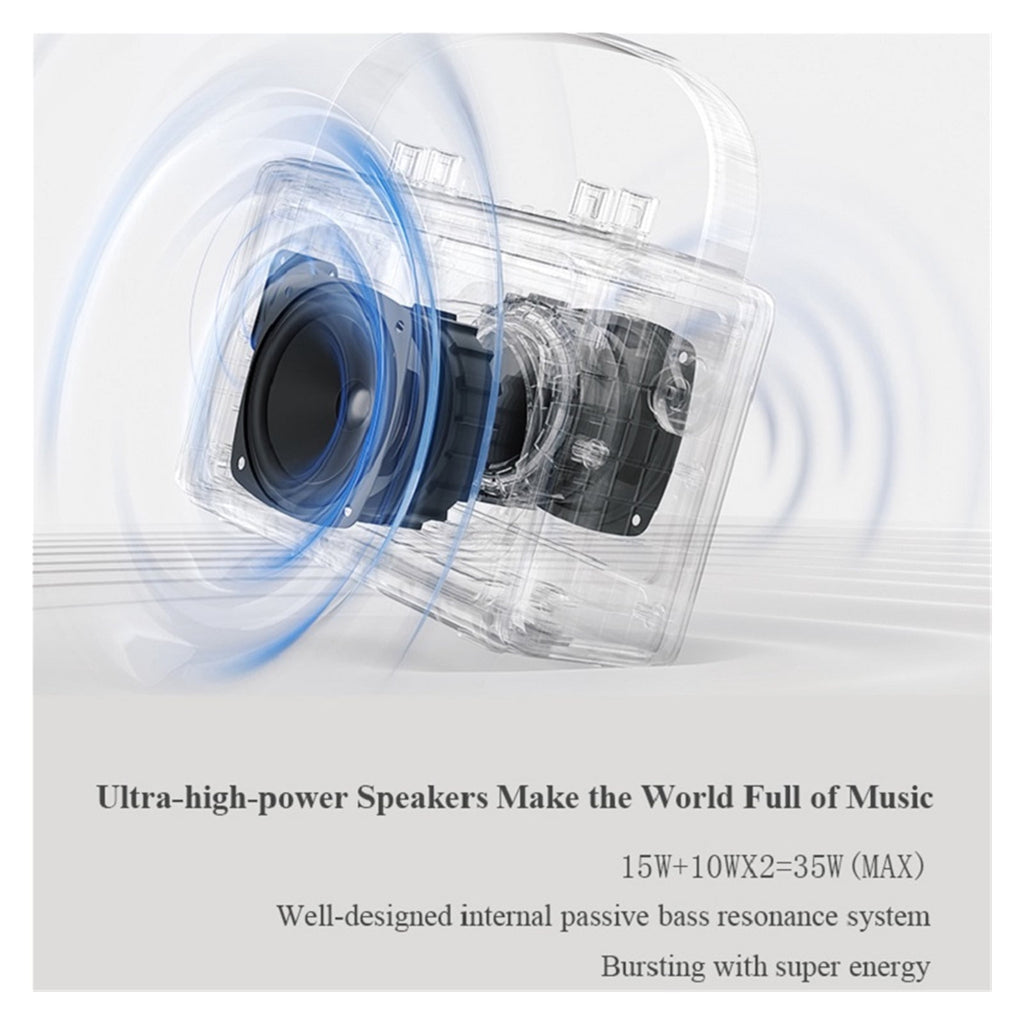 Mate3 Professional Stereo Bluetooth Speaker Outdoor Waterproof Wireless Speaker Multi-Directional Sound Field Subwoofer ,Easy to Use