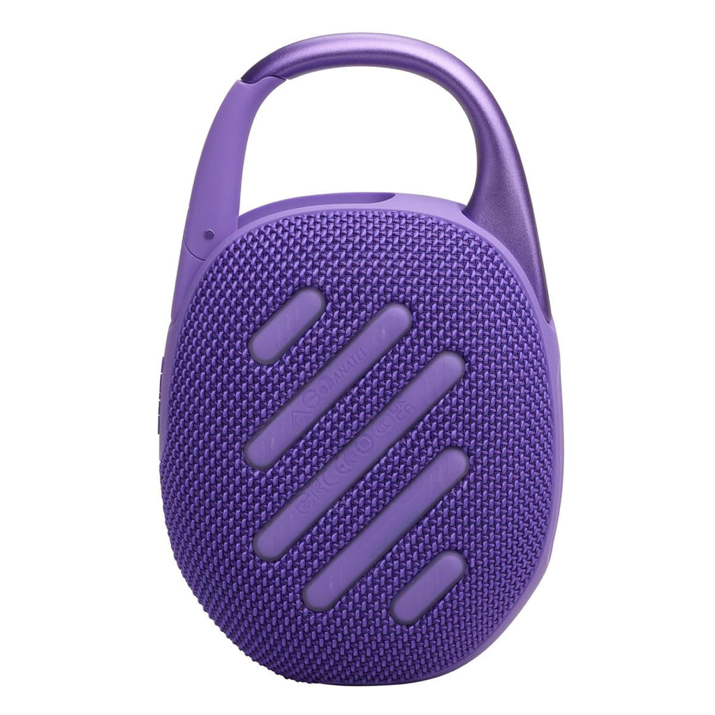 JBL Clip 5 Ultra Portable Bluetooth Speaker with gSport Silicone Sleeve (White)