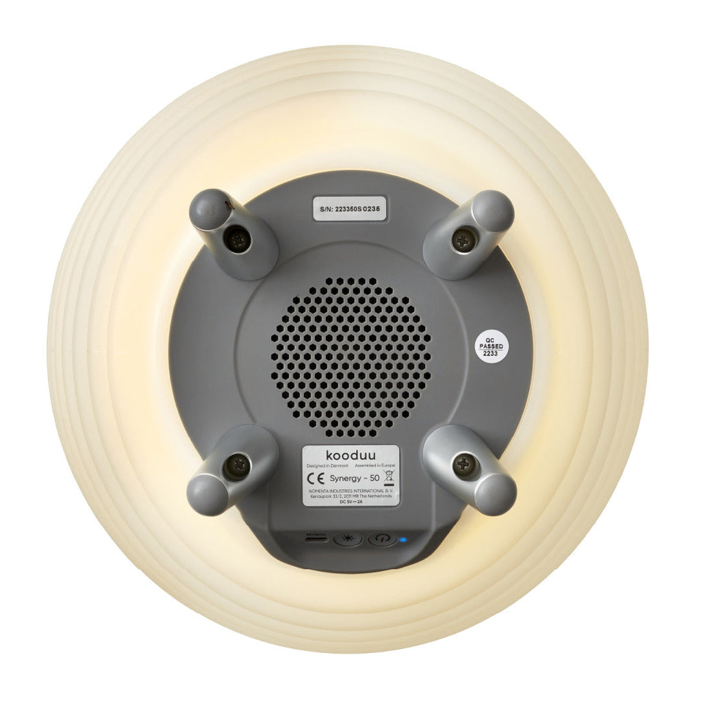 Kooduu Synergy 50 Lamp 1-Light Cordless Rechargeable Dimmable Indoor Outdoor Speaker Lamp
