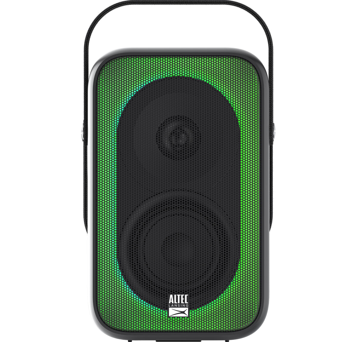 Altec Lansing Shockwave Portable Bluetooth Wireless Party Speaker with LED Lights, Black, IMT7000-BLK