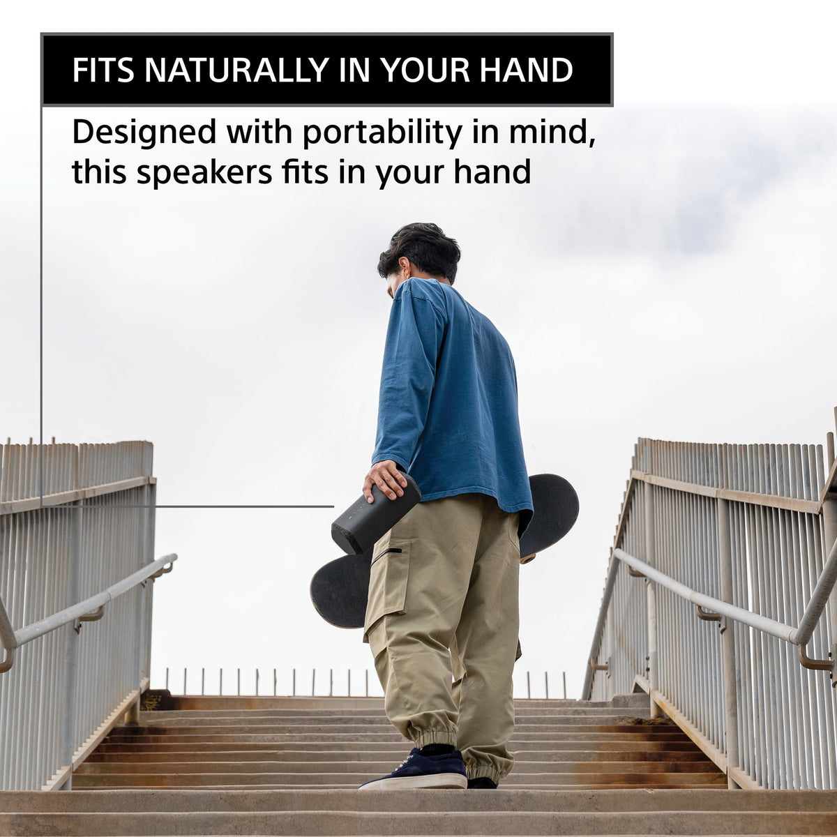 Sony SRS-XE300 Wireless Portable BLUETOOTH Speaker, IP67 Water-resistant, Dustproof and Shockproof, Black