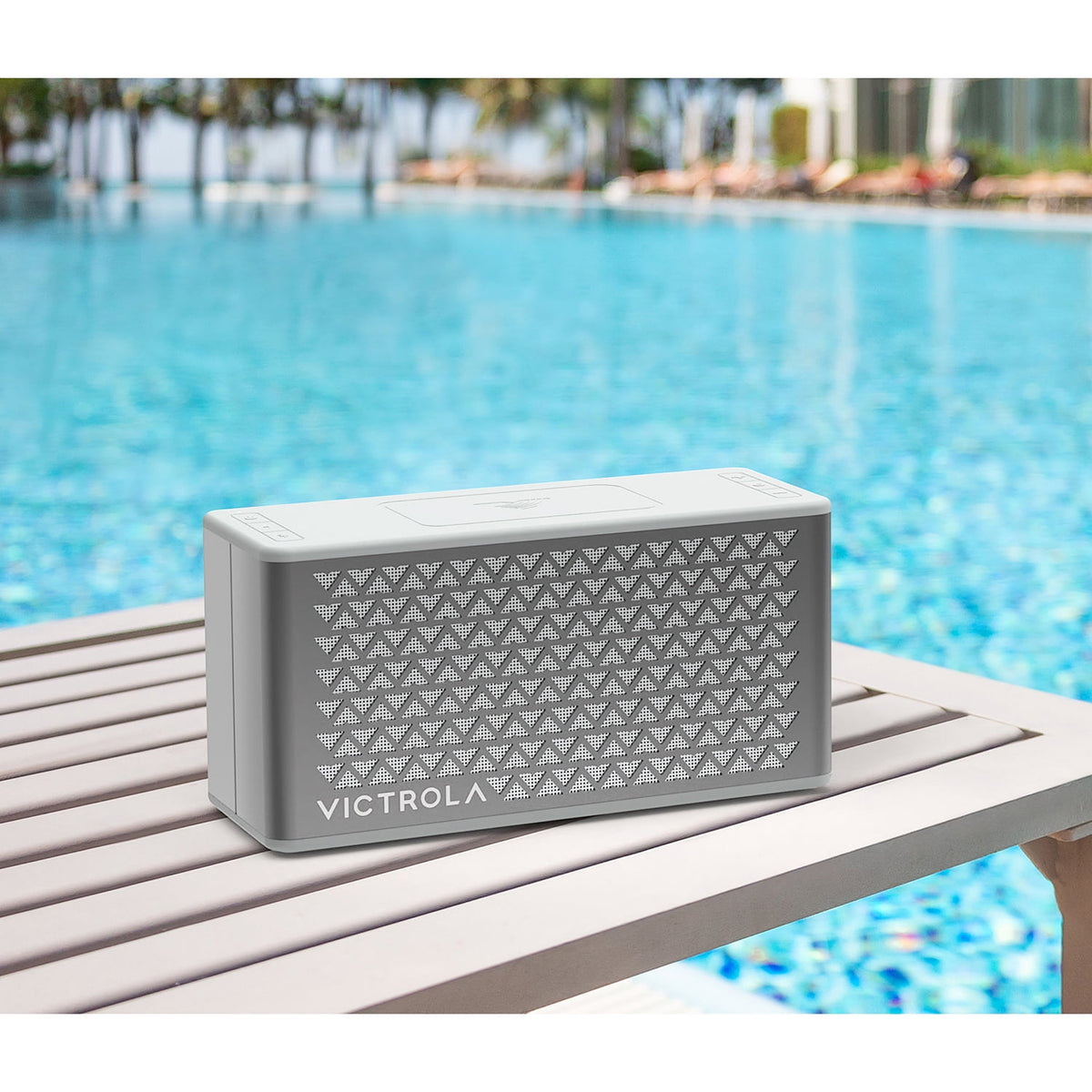 Victrola Music Edition 2 Tabletop Bluetooth Speaker (Silver)