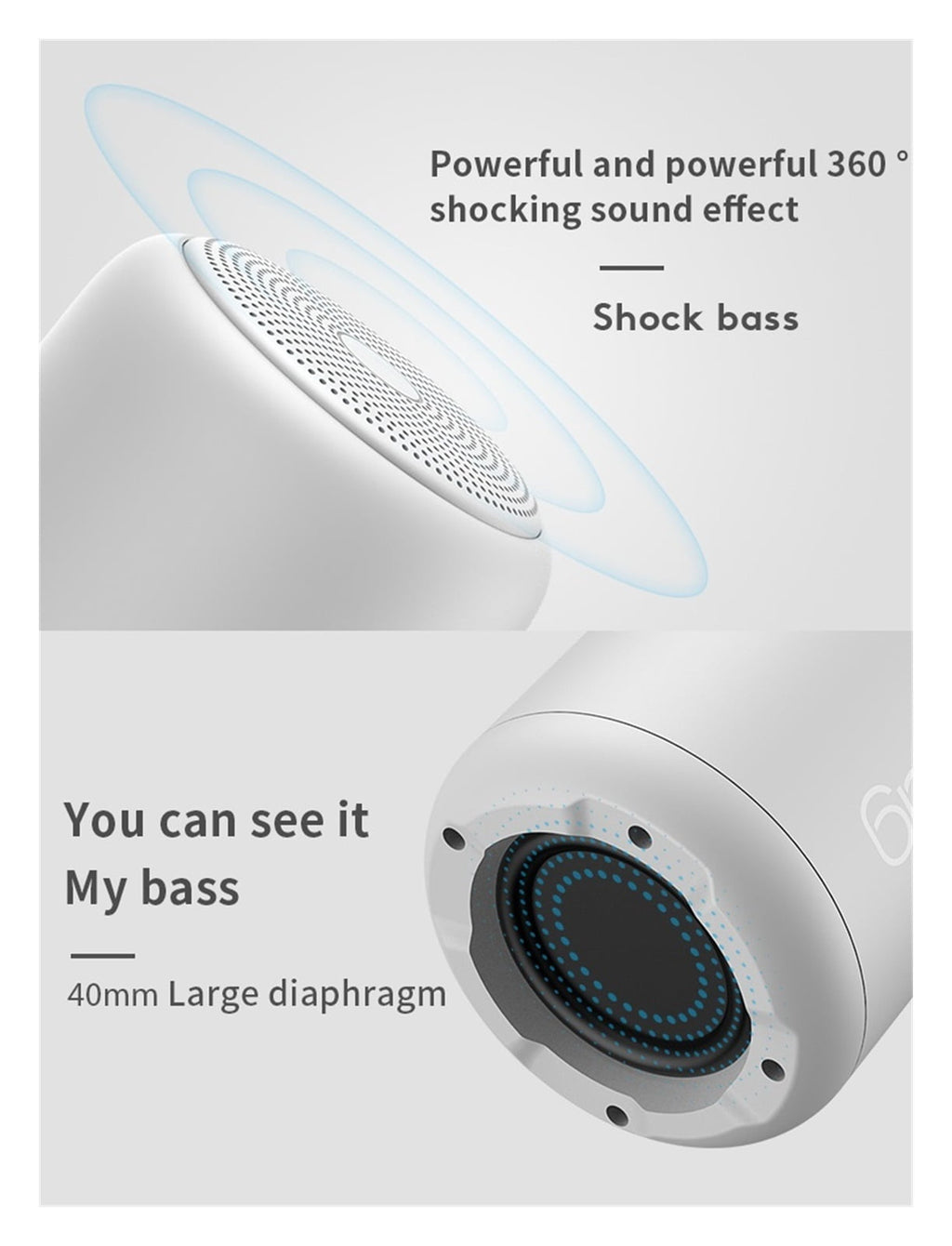 X6S IPX5 Waterproof Bluetooth Portable Super Bass Wireless TF Card Speaker 3D Digital Sound Loudspeaker With Handfree ,Bike Audio
