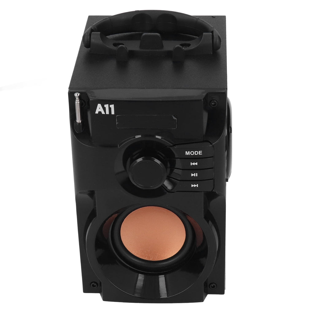M Buder Portable Bluetooth 5.0 Speaker Stereo Subwoofer Multipurpose Outdoor Smart Speaker with Remote Control, Black, 9.4 x 7.9 x 6.3 inches / 24 x 20 x 16 cm