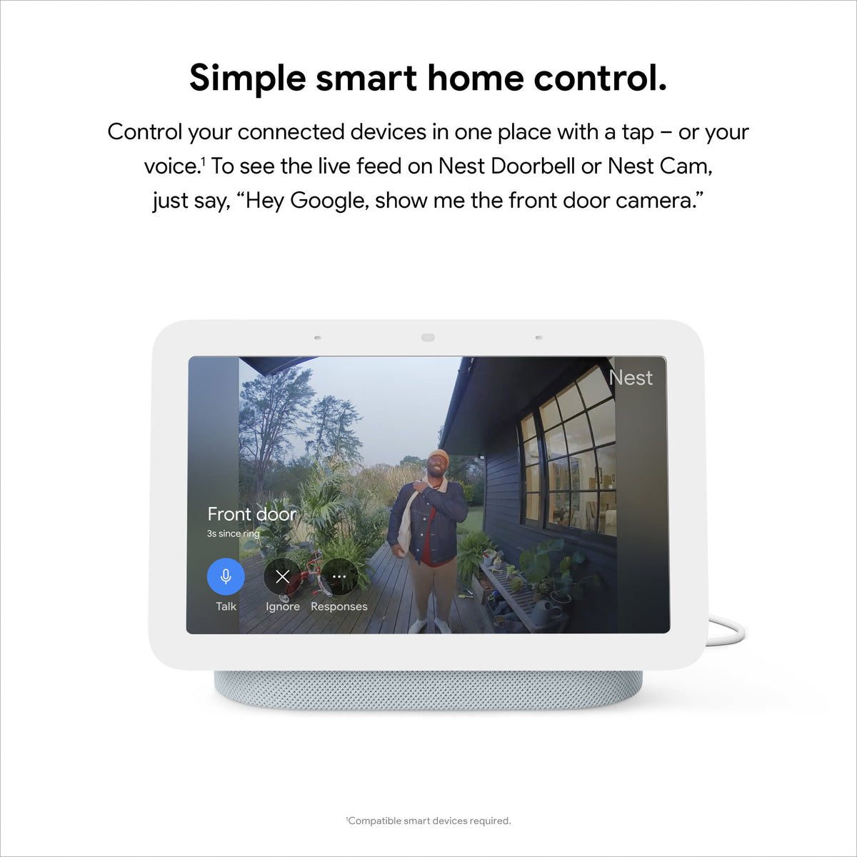 Google Nest Hub 2nd Gen - Smart Home Display with Google Assistant - Sand