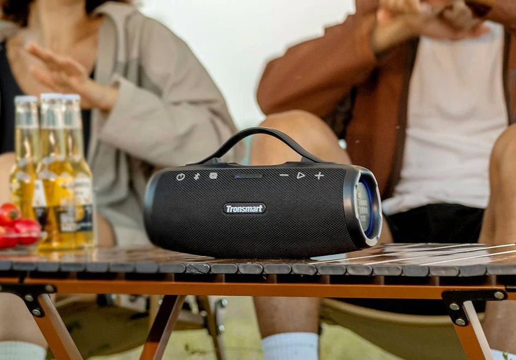 Tronsmart Mirtune S100 50W Portable Bluetooth Speaker, Deep Bass SoundPulse, 20H Playtime, IPX7 Waterproof Wireless Speaker with Power Bank, Dual Tweeters, TWS Pairing, App EQ, Outdoor Party Speaker