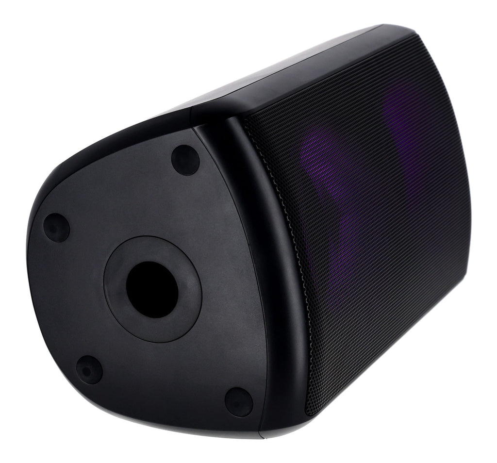 Rockville ELITE PARTY 5 1200W Bluetooth Speaker Pair, Wireless Stereo Link, LED Modes, Mic and Guitar Inputs, IPX4, 2-Piece