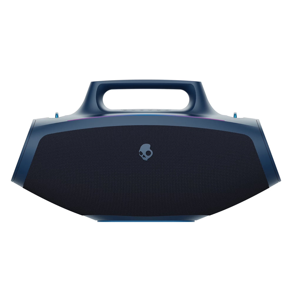 Skullcandy Barrel Bluetooth Boombox Party Speaker, Water-Resistant Portable Speaker, LED Lightshow Mode, 12 Hour Battery, Multi-Link