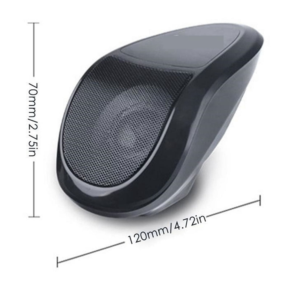 Motorcycle Wireless Bluetooth Speakers Waterproof Stereo Aud-io Amp System MP3 Aud-io Player FM Radio With LED Light