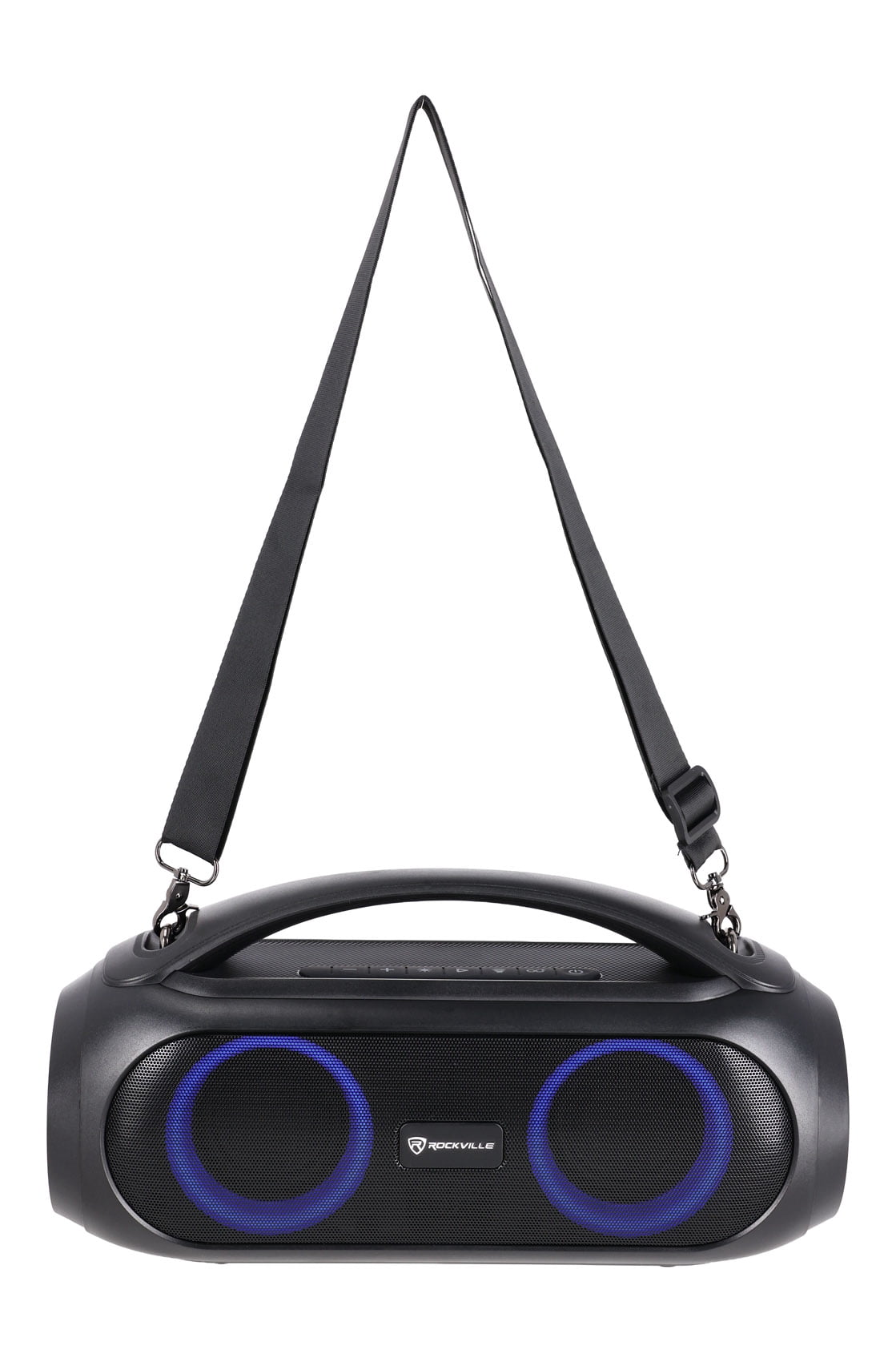 Rockville GO PARTY MAX BASS Large Portable LED Bluetooth Speaker w/Wireless Link