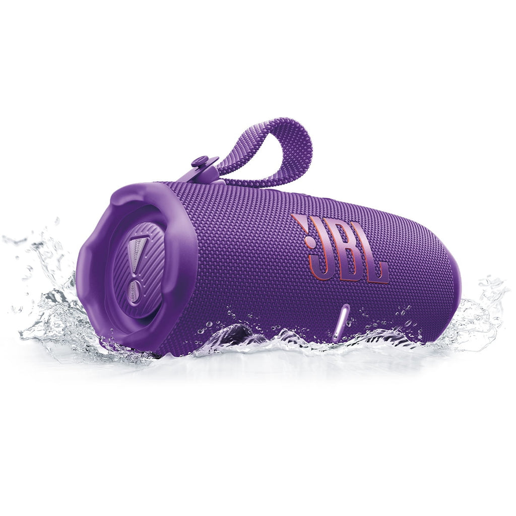 JBL Charge 6 Waterproof Portable Speaker Bundle with gSport Silicone Sleeve (Black)