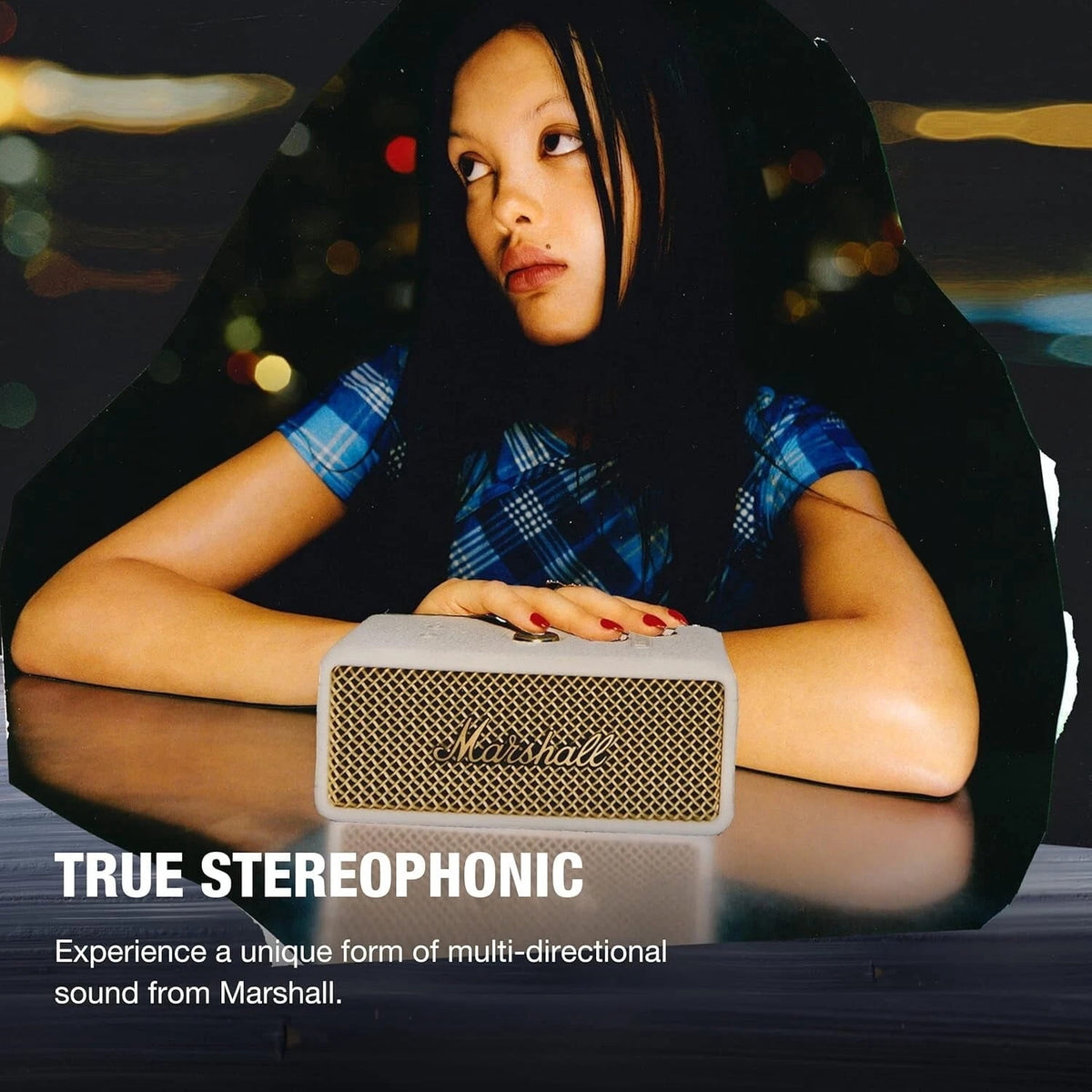 Marshall Emberton III Portable Water Resistant Bluetooth Speaker (Cream)