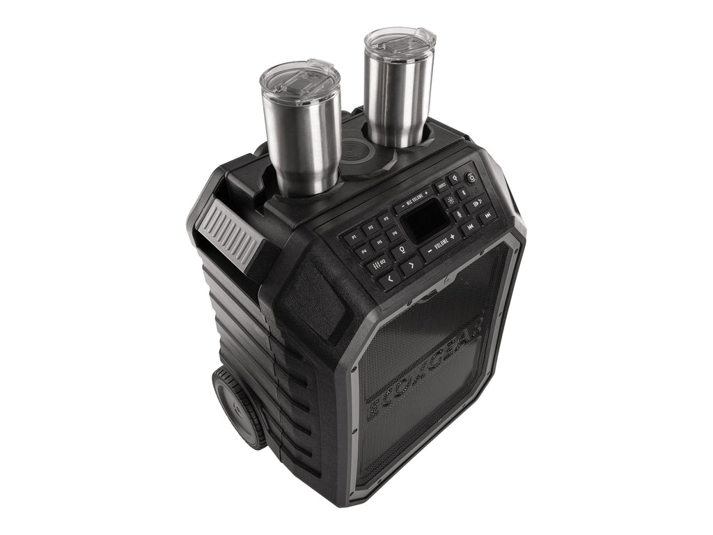 ECOXGEAR EcoBoulder Max - Party speaker - wireless - Bluetooth - 2-way - gray