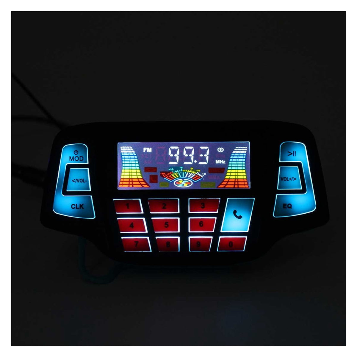Bluetooth Motorcycle Studio Au-dio Sound System Speakers FM Radio MP3 Music Player Scooter ATV Remote Control Alarm Speaker ,Quality Sound