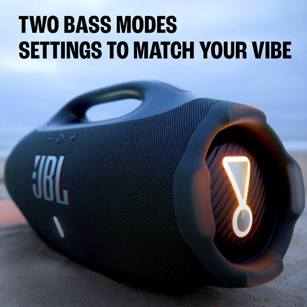 JBL Boombox 4 Portable Waterproof Speaker with JBL Pro Sound, 4 Speakers, Black