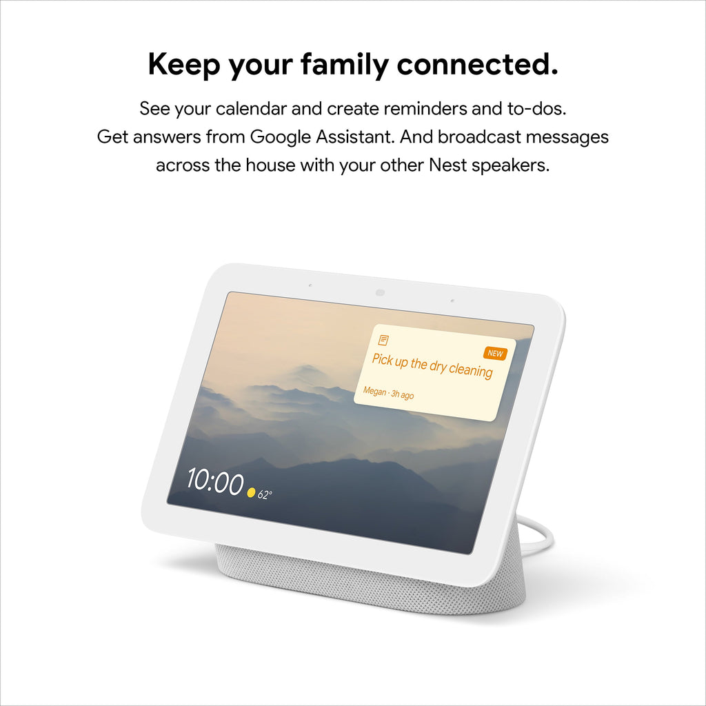 Google Nest Hub 2nd Gen - Smart Home Display with Google Assistant - Sand