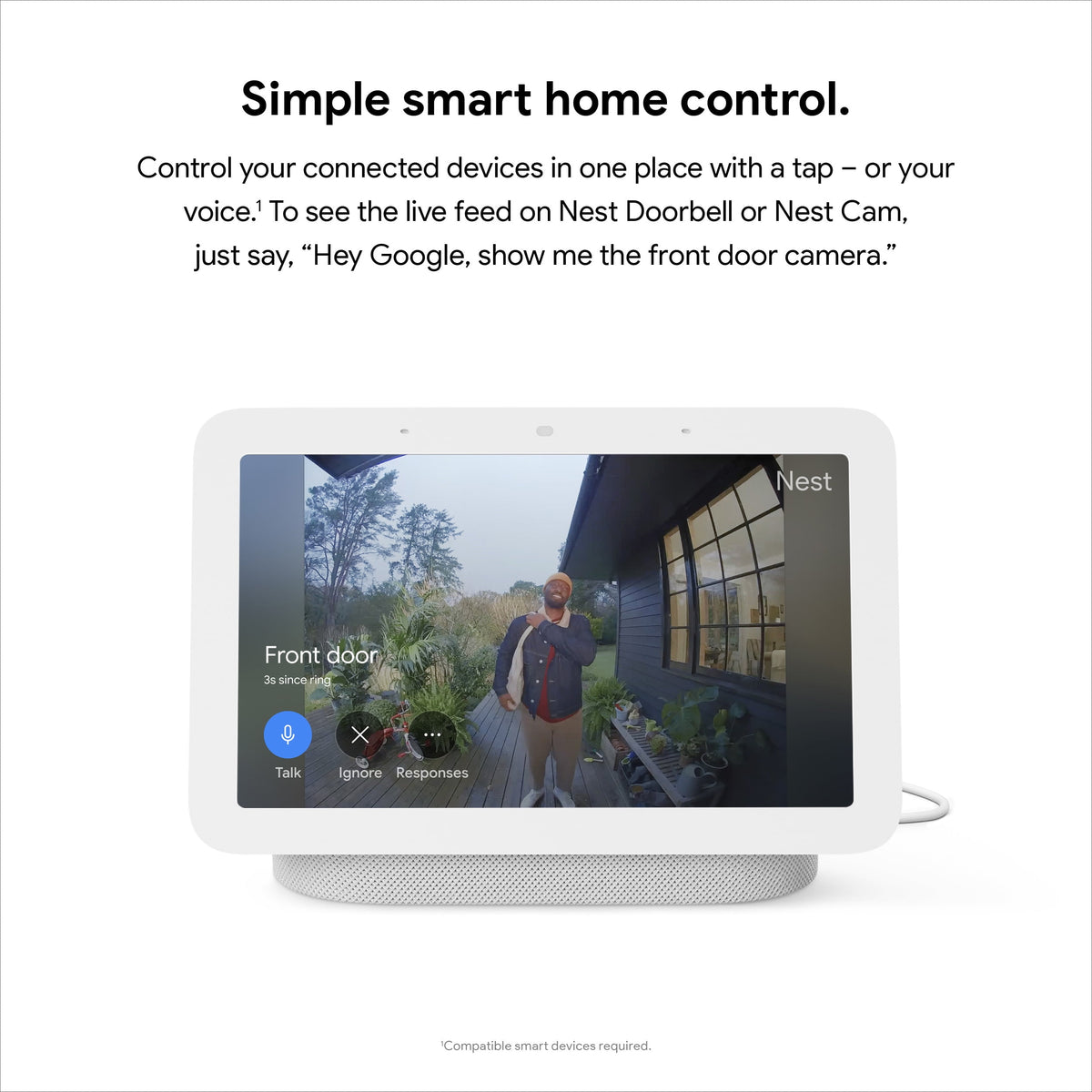 Google Nest Hub 2nd Gen - Smart Home Display with Google Assistant - Sand