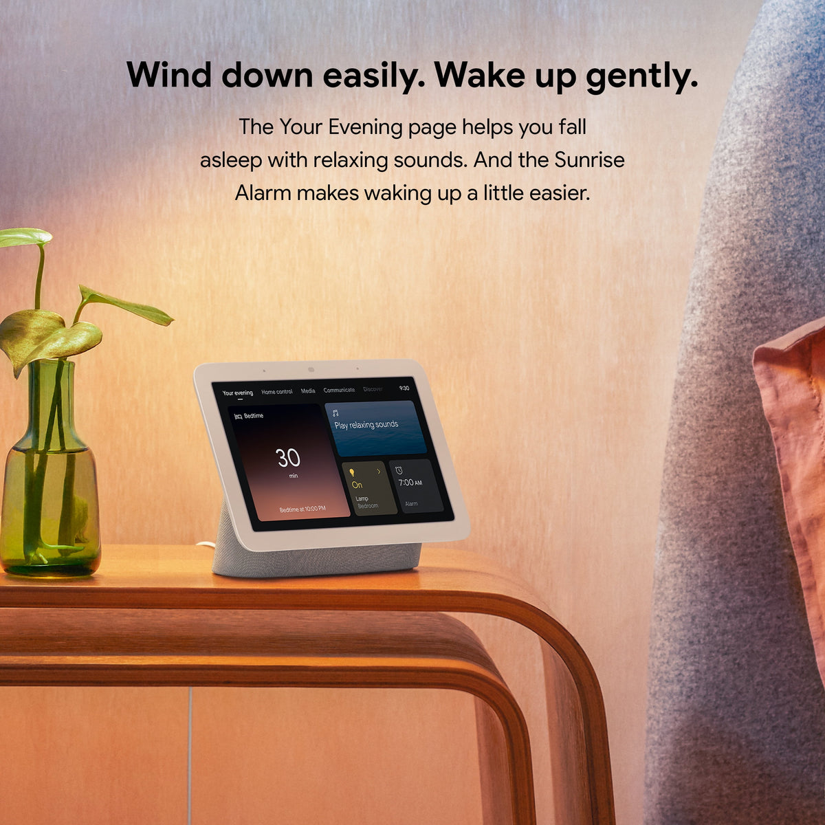 Google Nest Hub 2nd Gen - Smart Home Display with Google Assistant - Sand