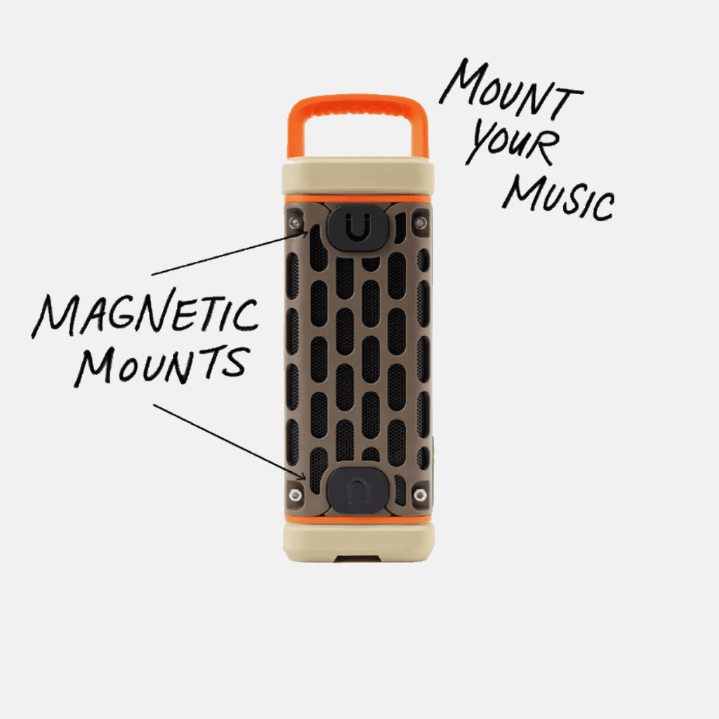 Turtlebox Ranger Li-Ion Battery-Powered Ultra-Portable Speaker, River Rock