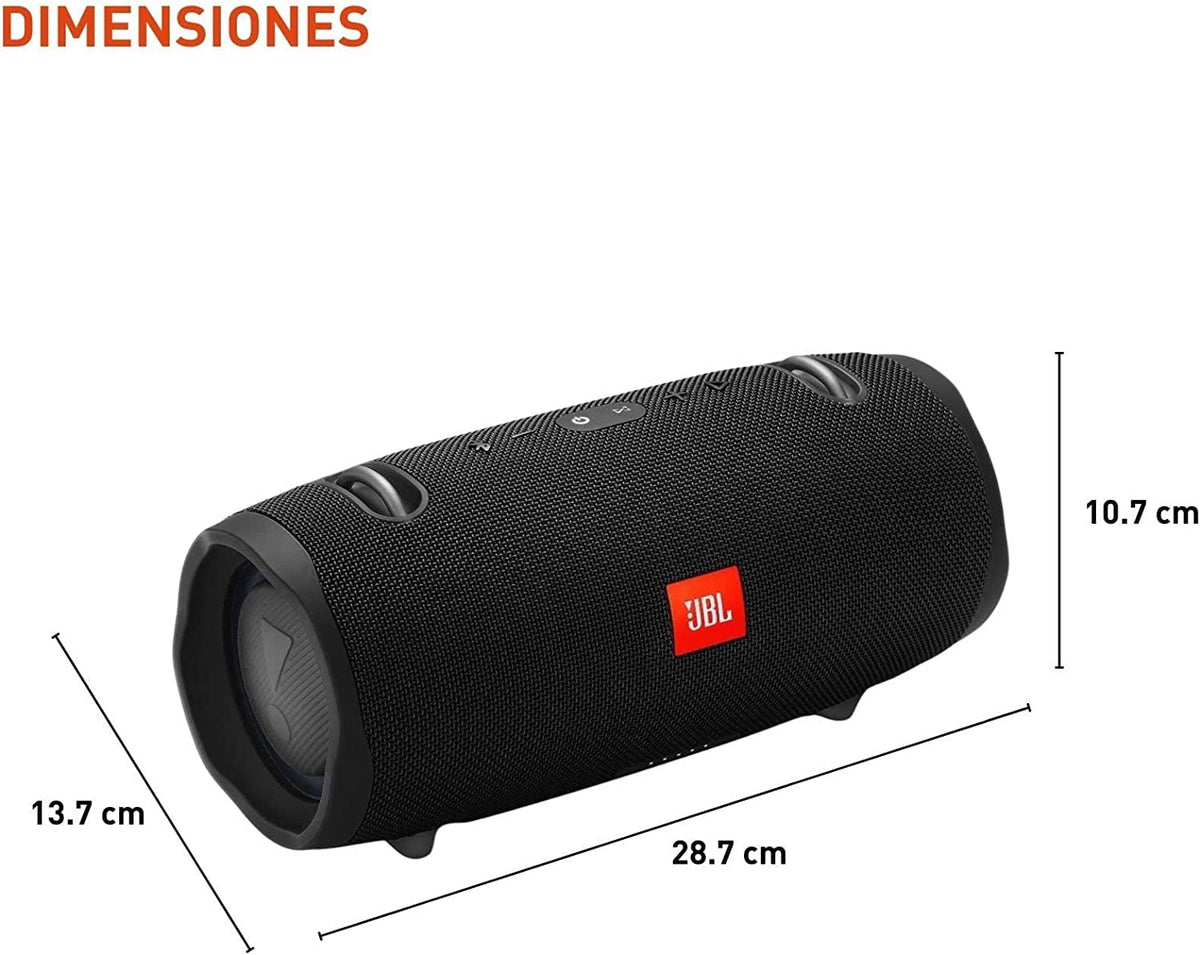Open Box JBL Xtreme 2 Blue Waterproof Bluetooth Speaker - Black