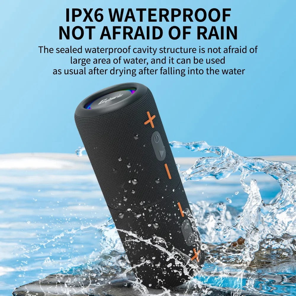 2 in 1 Magnetic Split Bluetooth Speaker, 20W Waterproof Dual Splittable Wireless Stereo with 24H Playtime, True Wireless Pairing for Home
