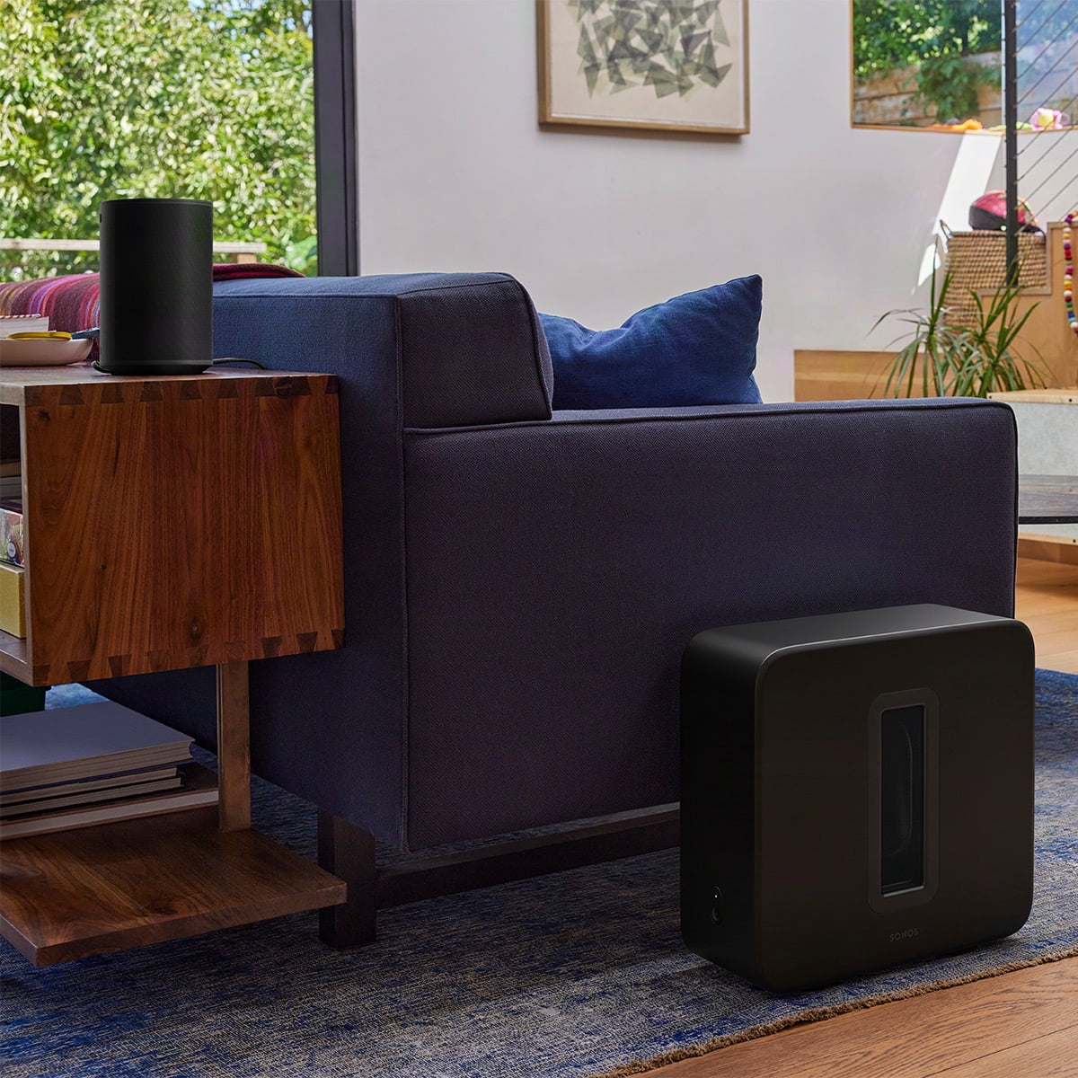 Sonos Era 100 SL Compact Wireless Smart Speakers - Pair (Black)