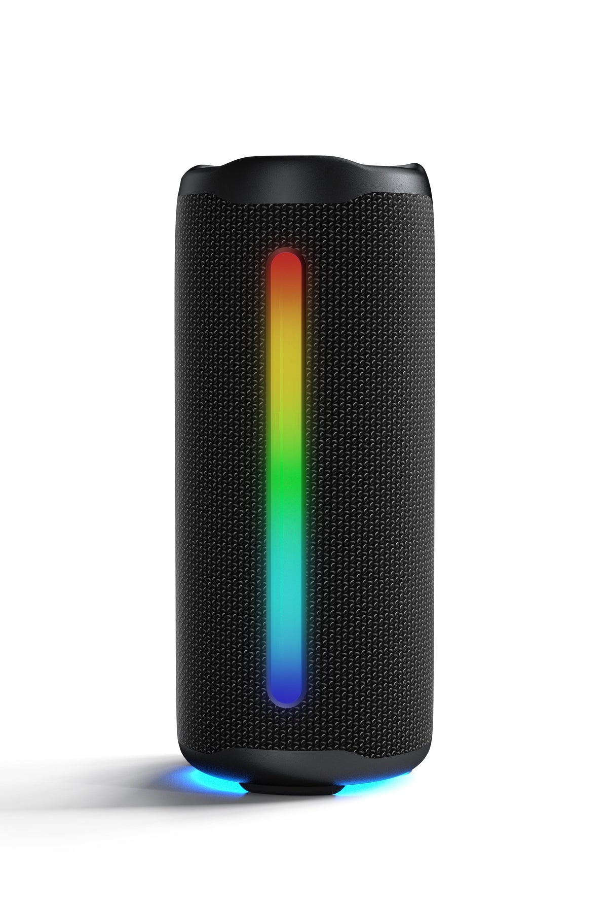 Portable Bluetooth Speaker IPX7 Waterproof,30W Stereo Sound with Multi RGB LED Lights,Bluetooth 5.3, 20H Playtime,TWS Surround Pairing for Home/Outdoor/Party/Beach/Travel/Gifts(Black)