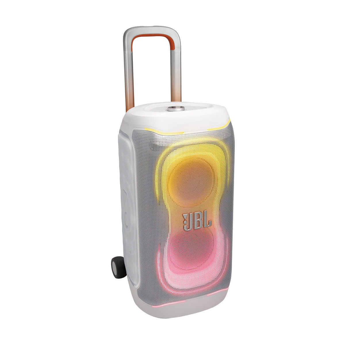 JBL PartyBox 330 - Portable party speaker with JBL legendary sound, futuristic lighting, a telescopic handle and wide wheels. - Black